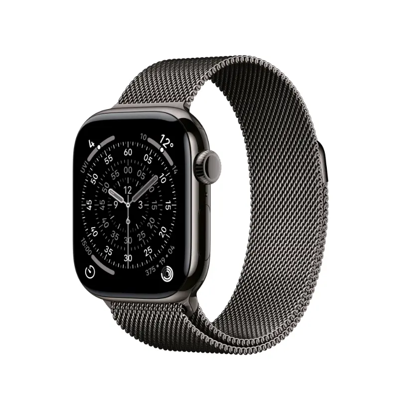 Apple Watch Series 11 46mm Titanium Case with Milanese Loop
