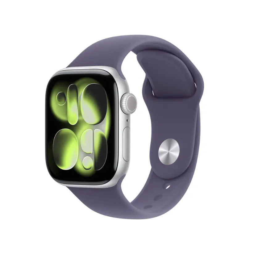 Apple Watch Series 11 Â Silver Aluminium Case with Purple Fog Sport Band Apple Watch Series 11 Â Silver Aluminium Case with Purple Fog Sport Band